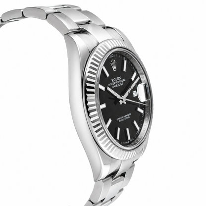 ROLEX DATEJUST | Black Dial 41mm 126334